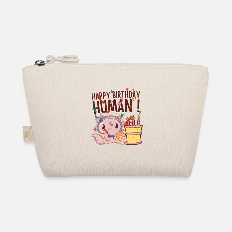 Gaming Axolotl Happy Birthday Human Geburtstag Bio-Täschchen