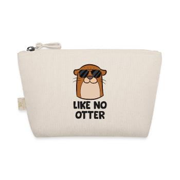 Lustiger Otter wie kein Otter Lustiger Seeotter - Bio-Täschchen - Natur - Vorne