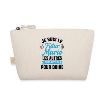 Je suis le futur marié humour cadeau futur marié - Trousse biologique - nature - Devant