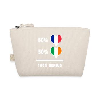 Frankreich und Irland Genial / Geschenk - Bio-Täschchen - Natur - Vorne
