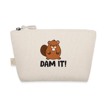 Beaver Dam It Love Beavers - Organic Pouch - nature - Front