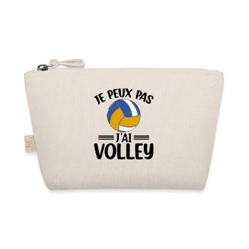 Je Peux Pas J'ai Volley - Trousse biologique - nature - Devant