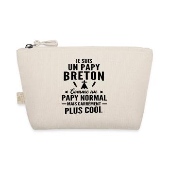 je suis un papy breton / cadeau humour papa breton - Trousse biologique - nature - Devant