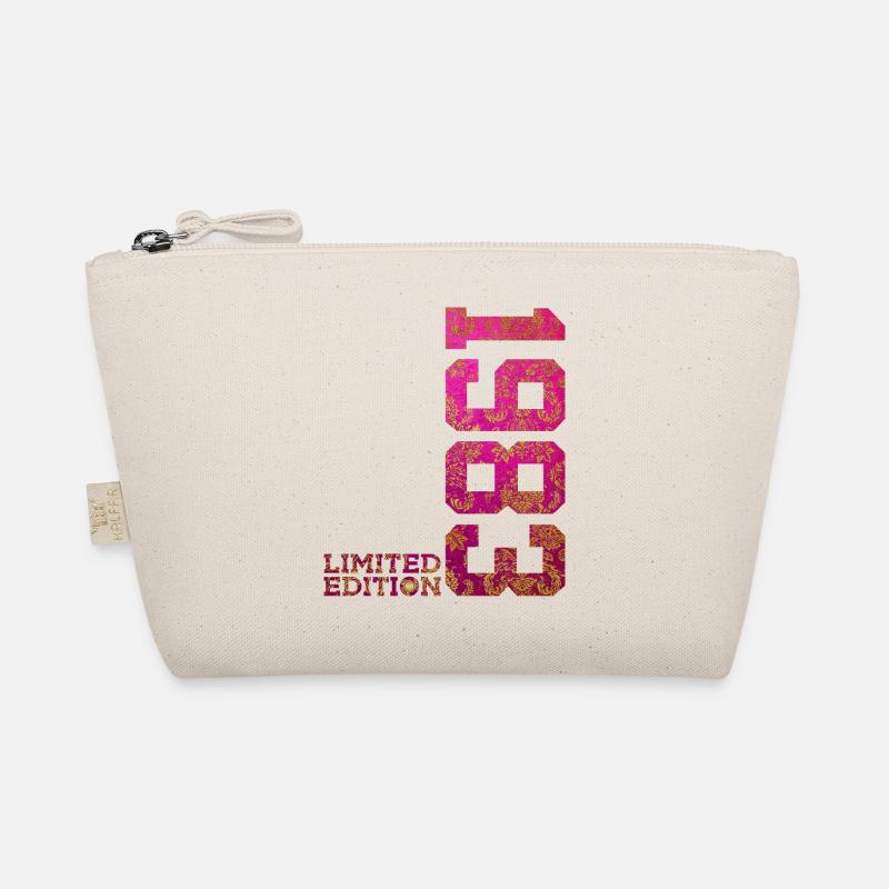 43. GEBURTSTAG PINK LIMITED EDITION 1983 - Bio-Täschchen - Natur