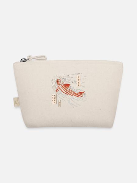 Koi Fisch auf dem Meeresgrund - Bio-Täschchen - Natur