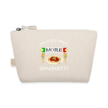 Italian Pasta Die Welt Braucht Mehr Spaghetti Nude - Bio-Täschchen - Natur - Vorne