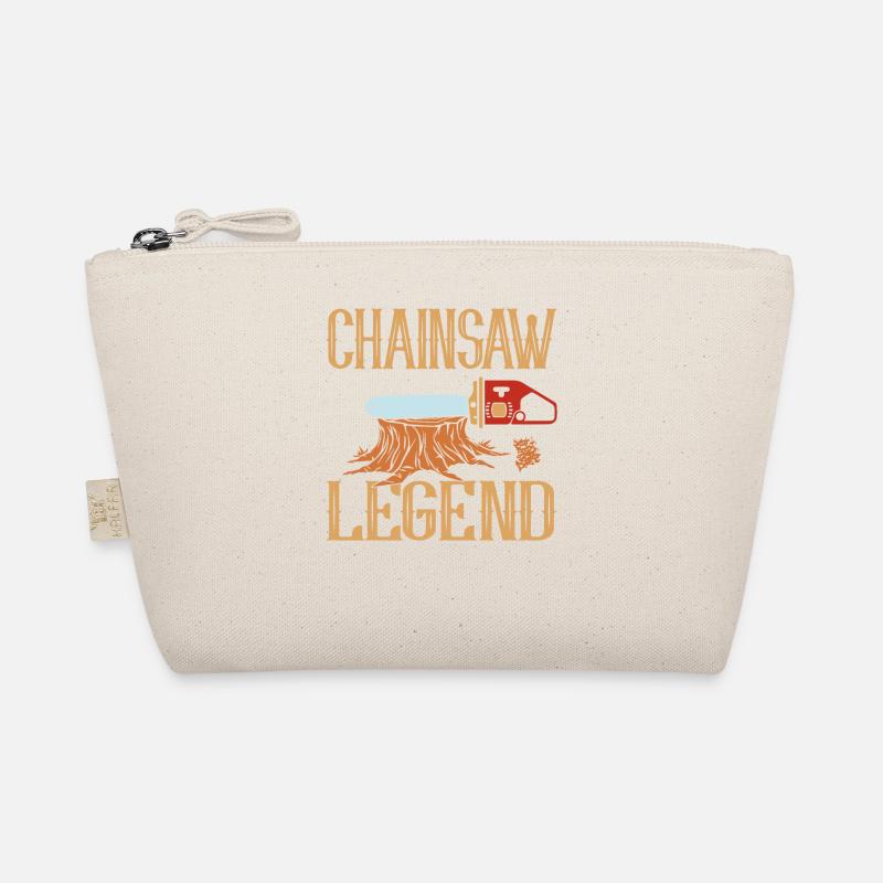 Chainsaw Legend Arborist Woodworker Bio-Täschchen