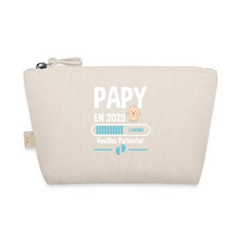 Futur Papy 2023 Grand-père Bébé Grossesse Cadeau - Trousse biologique - nature - Devant