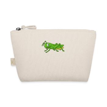 Kawaii Grasshoppers - Organic Pouch - nature - Front