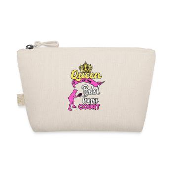 Padel Paddle Tennis Sport Queen Heart I Cadeau - Trousse biologique - nature - Devant