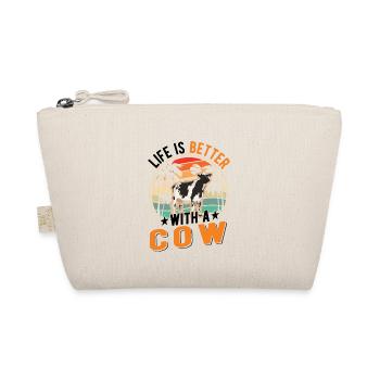 La vie est meilleure avec une vache vache vache vache vache - Trousse biologique - nature - Devant