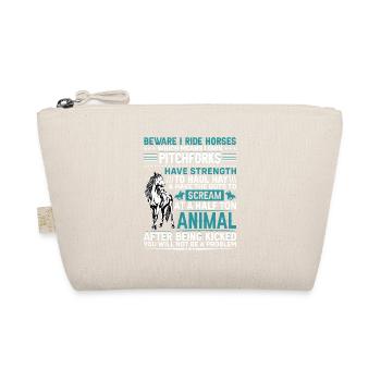 Horse, Horses, Horses Pony Riding Pony Farm, Hooves - Organic Pouch - nature - Front