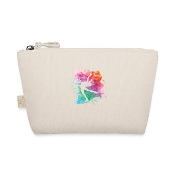 Colorful Figure Skater Ice Skating Winter - Organic Pouch - nature - Front