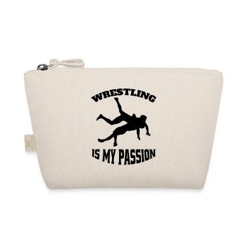 Wrestling Funny Gift Wrestling Spell Wrestling - Organic Pouch - nature - Front