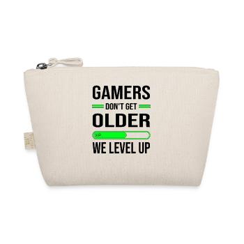 Gamer Gaming Level Up Birthday - Organic Pouch - nature - Front