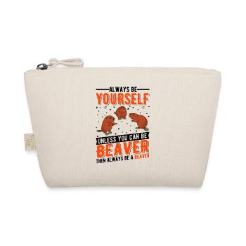 Beaver Beaver Dam Beaver - Organic Pouch - nature - Front