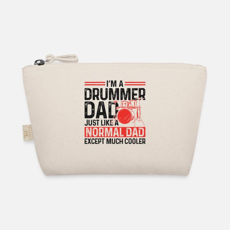Drummer Drum Set Dad Father Daddy Bio-Täschchen