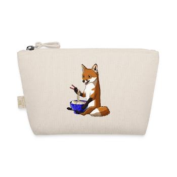 Japanischer Kawaii Fuchs Ramen Nudeln Rotfuchs - Bio-Täschchen - Natur - Vorne