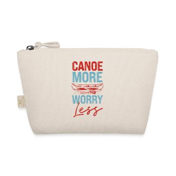 Canoe Canoeing Vintage Canoe More - Organic Pouch - nature - Front