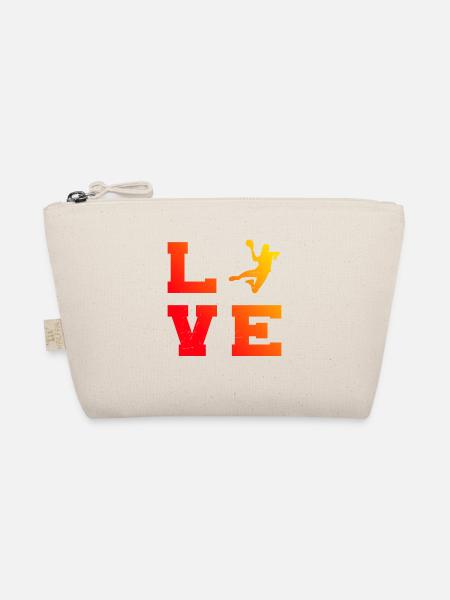 Handball Games Handball Women Handball Handball Handball - Organic Pouch - nature - Front