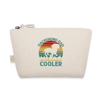 DACHSHUND DAD TECKEL DACHSHUND LOVE - Organic Pouch - nature - Front