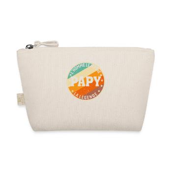 Grandpa Man The Myth The Legend - Organic Pouch - nature - Front