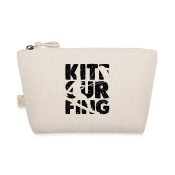 Kitesurfer Shirt Kitesurfing - Organic Pouch - nature - Front