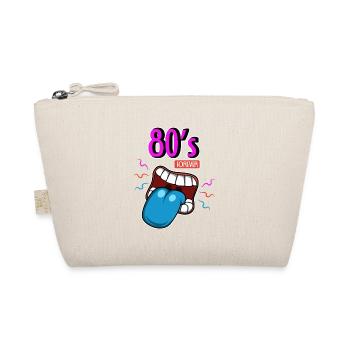 80er Jahre für immer 80er-Symbol Geschenk - Bio-Täschchen - Natur - Vorne