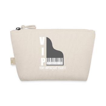 The Bacon Of Music Musician Piano - Organic Pouch - nature - Front