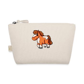 Shetland Pony Horse - Organic Pouch - nature - Front