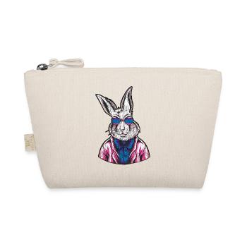 Bisexual Bi Pride Flag Rabbit - Bio-Täschchen - Natur - Vorne