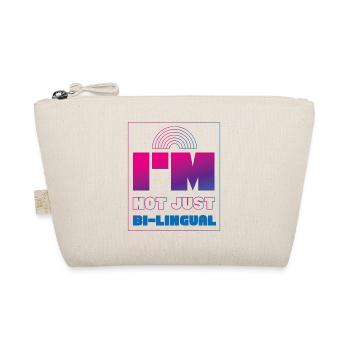 Bisexual Bi Pride Flag Pun I'M Not - Bio-Täschchen - Natur - Vorne