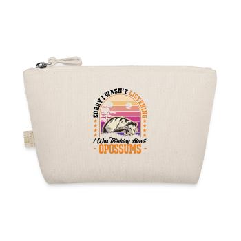 Opossum Gift Possum Pouch Rat - Organic Pouch - nature - Front