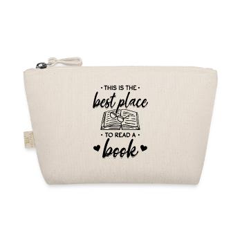 Bookworm Book Reading C'est le meilleur endroit pour commencer - Trousse biologique - nature - Devant