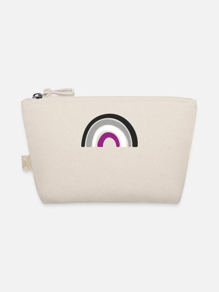 Flagge - LGBTQIA Rainbow Asexual - Bio-Täschchen - Natur