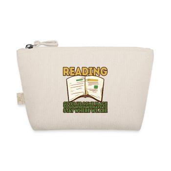 Reading Gives Us Some Place To Go 2 - Organic Pouch - nature - Front