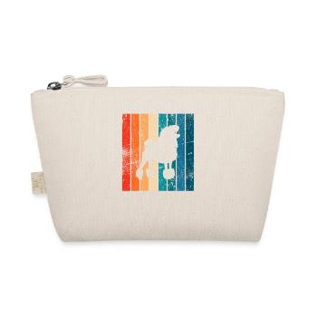 Poodle dog lover Retro vintage Gift idea - Bio-Täschchen - Natur - Vorne