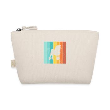 Poodle dog lover Retro vintage Gift idea - Bio-Täschchen - Natur - Vorne
