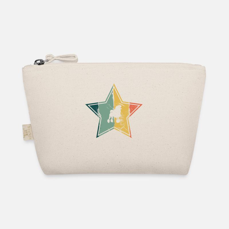 Poodle dog lover Retro vintage Gift idea Bio-Täschchen