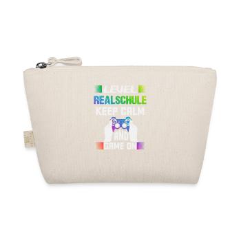 Level REALSCHULE keep calm and game on - Organic Pouch - nature - Front