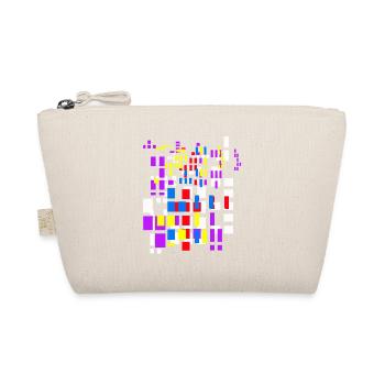 Pixel Pixel World Abstract City Kypto Dutch - Organic Pouch - nature - Front