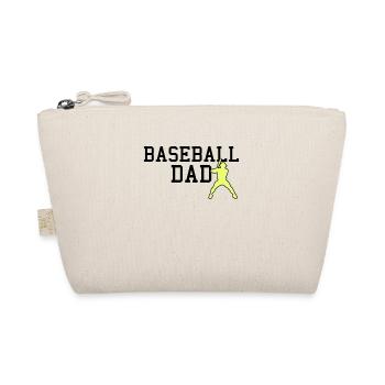 baseball dad - Organic Pouch - nature - Front