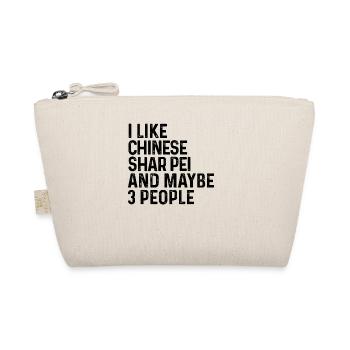 J’aime le Shar Pei chinois et peut-être 3 personnes Chien - Trousse biologique - nature - Devant