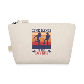 Vintage Retro Linedancing Line Dance Club Shirt - Bio-Täschchen - Natur - Vorne