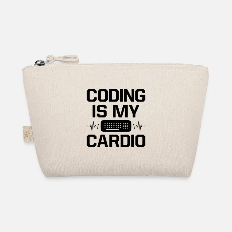 Coding Is My Cardio Programming Coder Computer Gee Bio-Täschchen