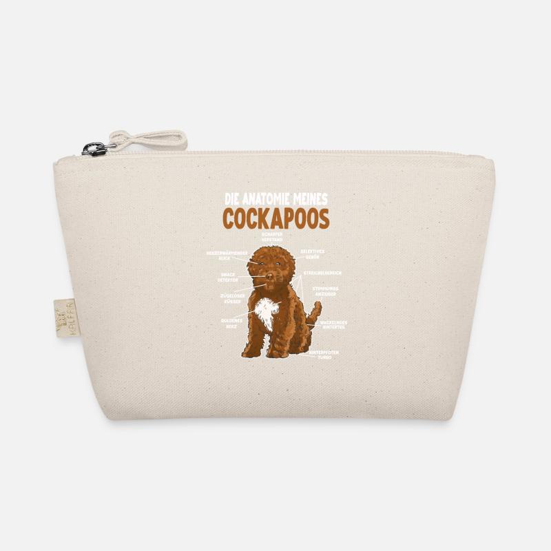 Cockapoo Anatomie witziges Hundehalter Hunde Bio-Täschchen