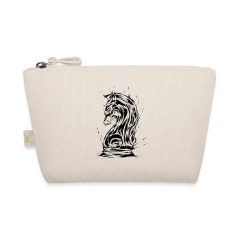 Chess Springer Chess Piece - Organic Pouch - nature - Front
