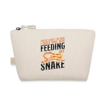 Snake Serpent Vintage YouRe Lucky - Bio-Täschchen - Natur - Vorne