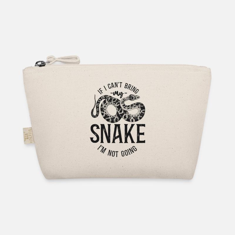 Snake Serpent Vintage If I CanT Organic Pouch