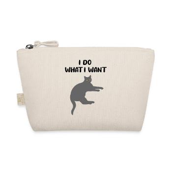 Chat Chat chaton drôle dire cadeau - Trousse biologique - nature - Devant